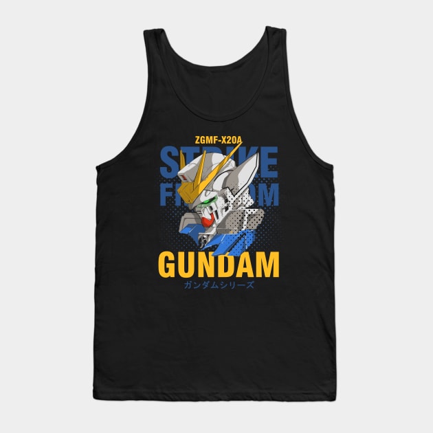 Strike Freedom - Gundam Tank Top by KyleCreated